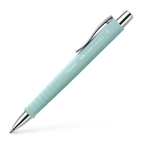 Ballpoint Pen - Retractable Polyball /Caribic Blue/Blue Ink XB