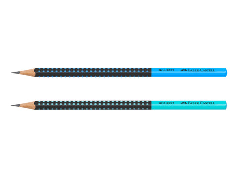Faber-Castell Grip Pencil Two Tone - Black/Turquoise