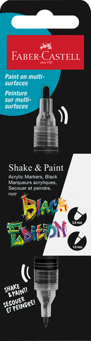 Shake and Paint Acrylic Marker Black Edition - Black