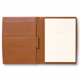 Graf von Faber-Castell Leather Writing Case A4 - Brown Grained