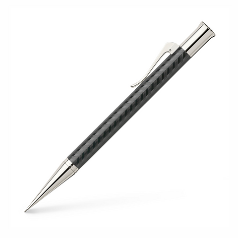Graf von Faber-Castell Propelling Pencil - Guilloche Chevron Resin/Rhodium Plated