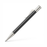Graf von Faber-Castell Propelling Ballpen - Guilloche Chevron Resin/Rhodium Plated