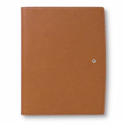 Graf von Faber-Castell Leather Writing Case A4 - Brown Grained