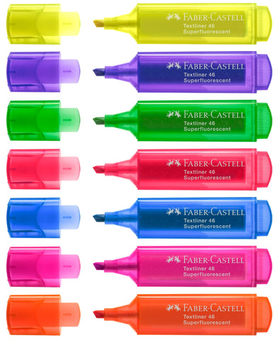 Faber-Castell Textliner 1546 - Assorted Colours (pack of 4)