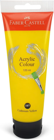 Faber-Castell Acrylic Paint Tube x 120ml - Cadmium Yellow