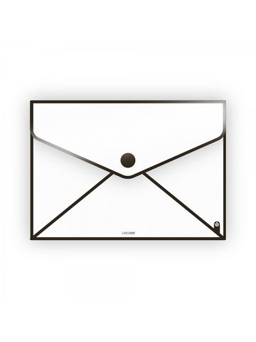 Plastic Envelope File With Button DL Sendy - Mini/Black