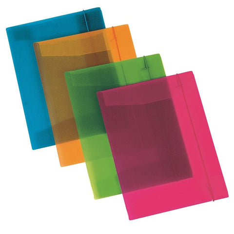 Elasticated Portfolio - A4 Assorted Colours
