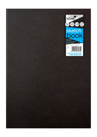 Craft/Field Sketch Book - 140gsm/A4/Black Laminated Cover