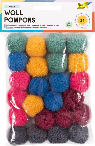 Wool Pom Poms