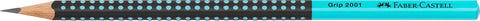 Grip 2001 Pencil Two Tone - Black/Tourquoise