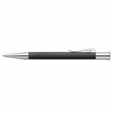 Graf von Faber-Castell  Propelling Ballpen - Guilloche Black Resin Rhodium Plated