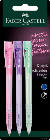 Ballpoint Pen RXP5 Retractable - Pink, Lilac and Green 0.5mm BC