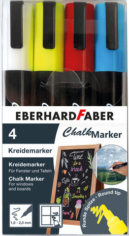 Liquid Chalk Marker Duo Pkt x 4