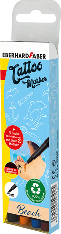Tattoo Marker - Beach Set x4 Colours