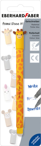 Gel Roller Erasable - Giraffe Motif