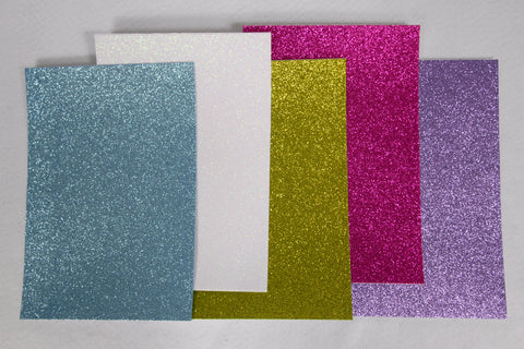 - Glitter Foam Sheets - Assorted Colours (pack of 2)