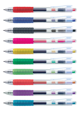 Gel Pens Assorted Colours (Pack of 4)