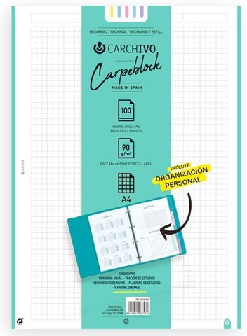 A4 Refill Pad - 100pg