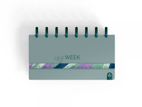 "MY WEEK" Planner & Checklist - Turquoise