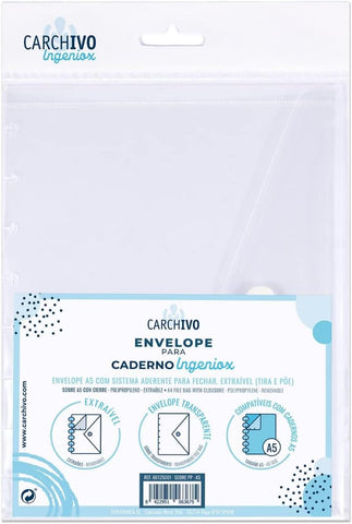 Plastic Envelope File INGENIOX Hook & Loop - A5