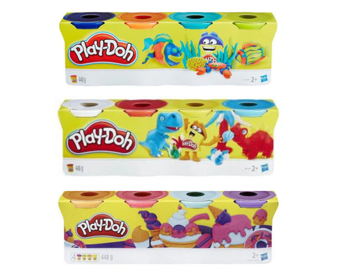 - Modelling Dough - Set x 4 Assorted Colours (Play-doh)
