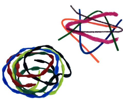 Pipe Cleaners - Assorted Colours/Sizes - Pkt x 5 pieces.