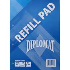 Refill Pad A4 - 80pg/Ruled