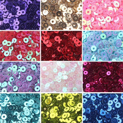Sequins Medium Size - Pkt Assorted Colours