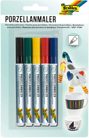 Porcelain Markers - Pack x 5