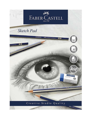 Drawing/Sketch Pad - 100gsm/A4/50 sheets/Smooth Cartridge Paper FCCS