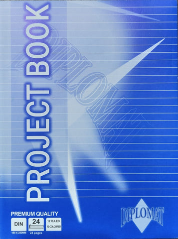 Project Book A5 Wide Lines