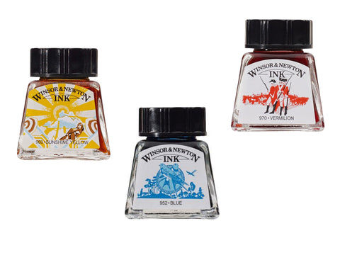 Drawing Ink 14ml Set of  3 Assorted