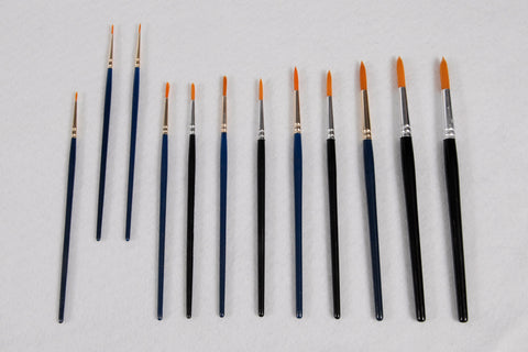 Paint Brush Gold Teklon Round - 02 (114021)
