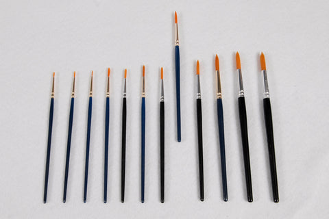 Paint Brush Gold Teklon Round - 08 (114081)