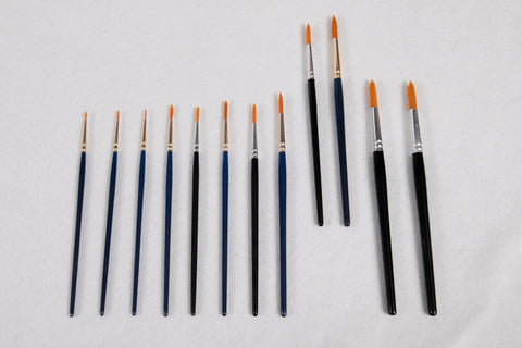 Paint Brush Gold Teklon Round - 10 (114101)