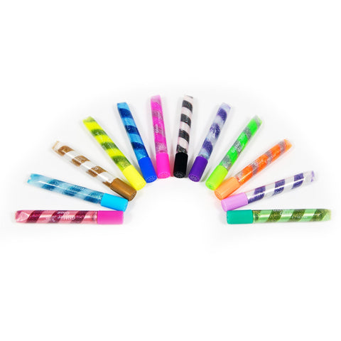 Glitter Glue - Tube x 2 Asstd Spiral Cols/1 Tube