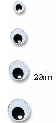 Googly eyes - Large 20mm