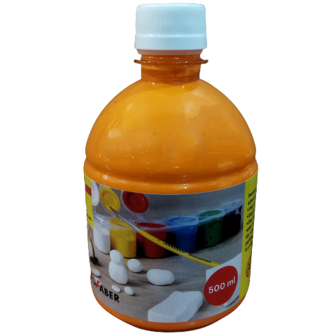 Tempera/Poster Colour  - 500ml Bottle/Cadmium Orange