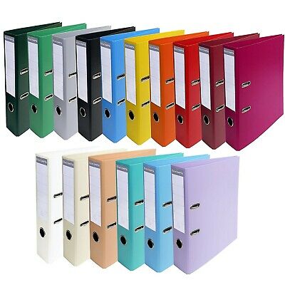 Pvc Lever Arch File 80mm - Assorted Colours