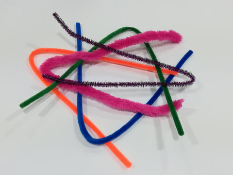 Pipe Cleaners - Asstd Cols/Sizes - Pkt x 5 pieces