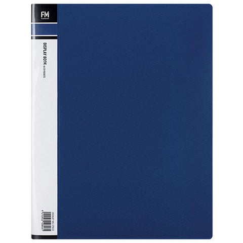 A4 Display Book - 40pgs/80 viewing - Blue