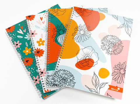 A4 Spiral Notebook Marlene West Range 160pgs 75gsm Assorted Designs