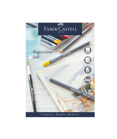 Drawing/WATERCOLOUR Pad - 190gsm/A5/15 Sheets FCCS