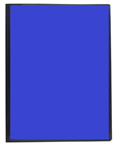Eco-friendly A4 Presentation Display Book 20pgs/40 viewing - Black + Blue Insert