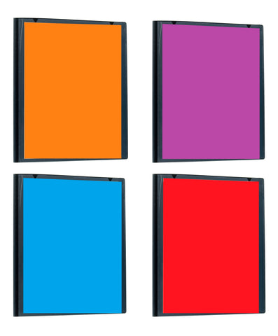 Eco-friendly A4 Presentation Display Book 40pgs/80 viewing - Black + Colour Insert