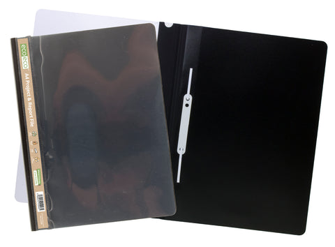 Eco-friendly A4 Report Flat File - 350 microns/Black