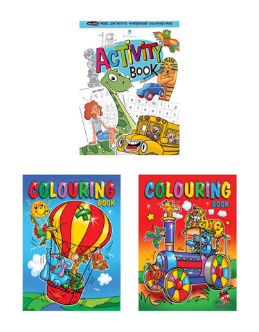 Medium Colouring Book & Activity Book