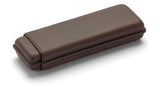 Porsche X Faber-Castell Design Leather Pouch/2 Writing Implements - Brown