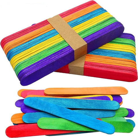 Wooden Sticks -Assorted Colours & Sizes