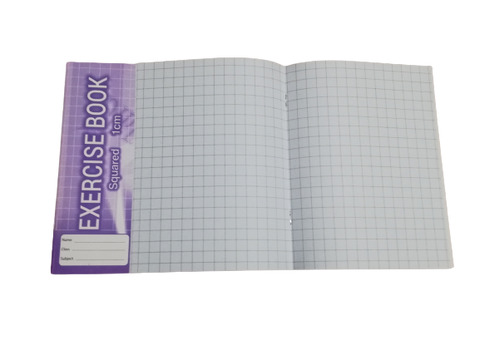 A5 Exercise Book - 1.0cm Squares/48pgs